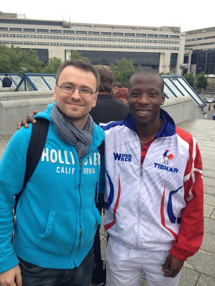 Julien Bieganski avec Abdel Kader Salifou Julien Bieganski avec Abdel Kader Salifou
