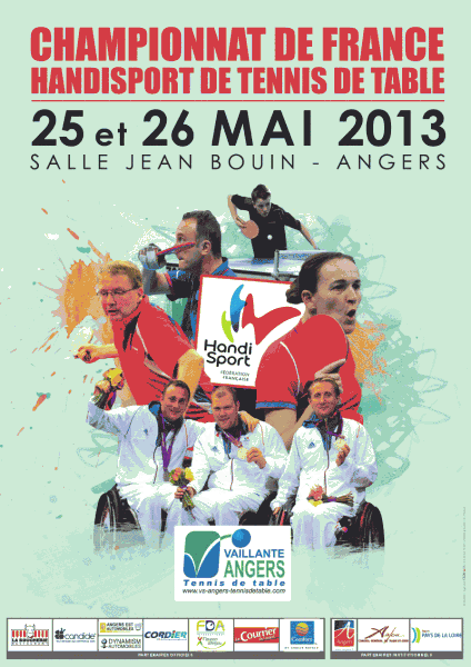 Championat de france de tennis de table handisports 2013