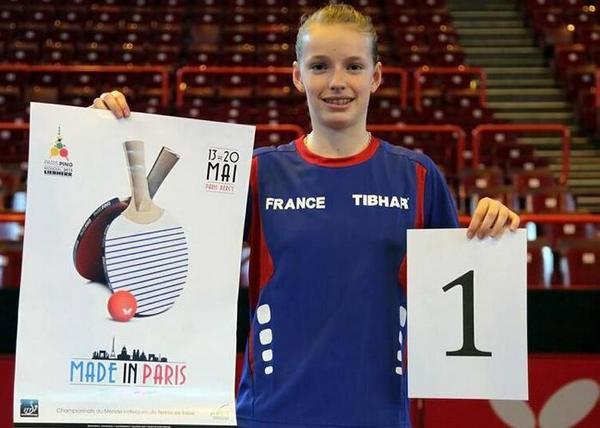 Marie Migot au championnat du monde 2013 à Paris