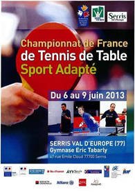Affiche des championnats de france adapté 2013
