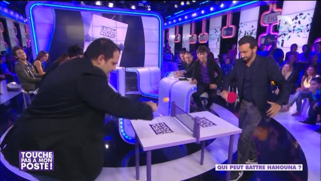 Actuping et Cyril Hanouna en plein échange mini-ping