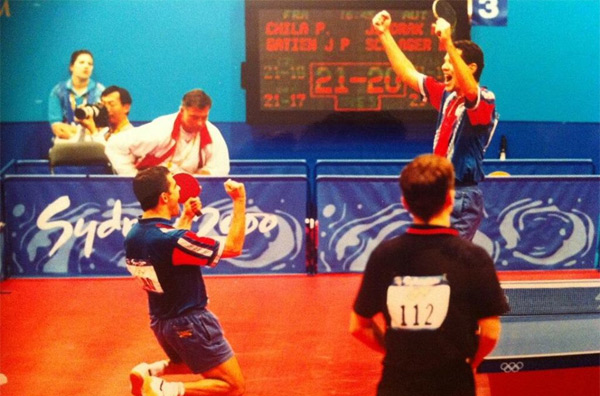Jean-Philippe Gatien et Patrick Chila décrochent le bronze aux jeux olympiques de Sydney Jean-Philippe Gatien et Patrick Chila décrochent le bronze aux jeux olympiques de Sydney
