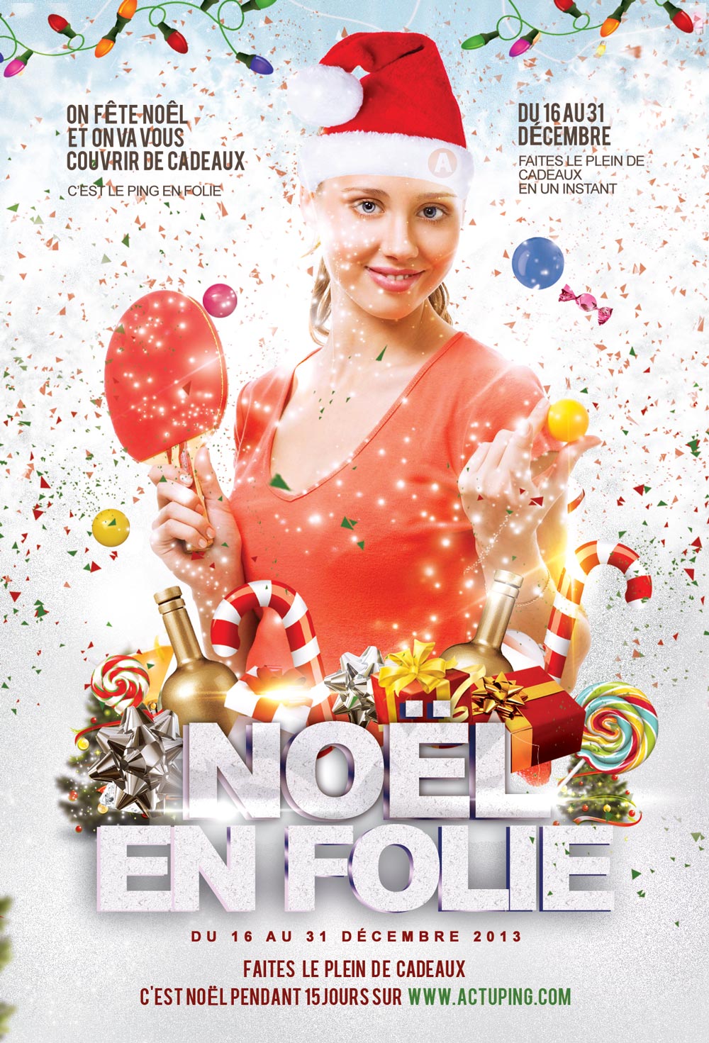 Affiche du Noël en folie Affiche du Noël en folie