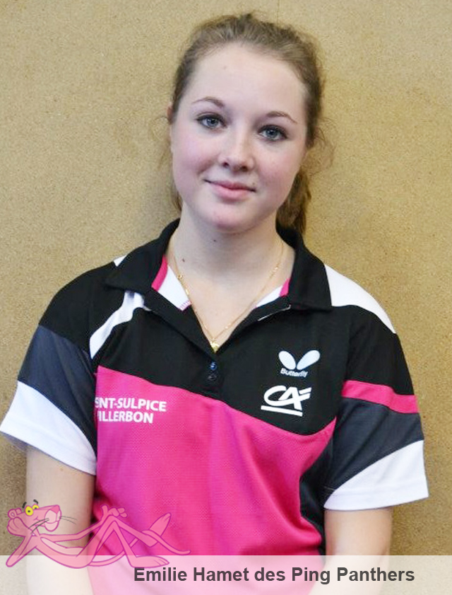 Emilie Hamet des Ping Panthers Emilie Hamet des Ping Panthers