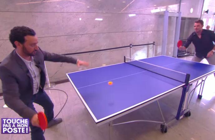 Stanislas Wawrinka contre Cyril Hanouna dans l'émission Touche Pas A Mon Poste