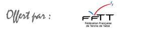 Offert par la FFTT