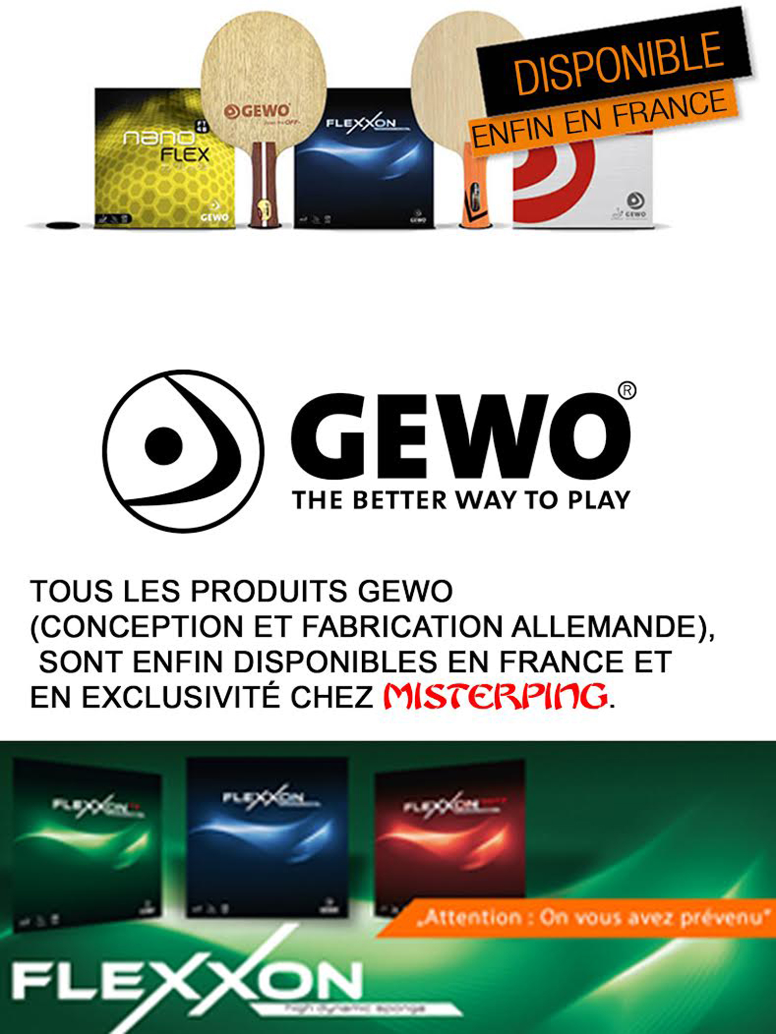Gewo arrive en France grâce à Misterping