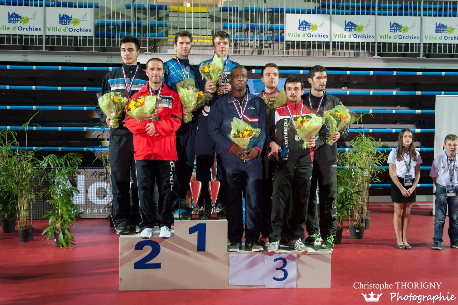 Podium du double Messieurs #Orchies2015