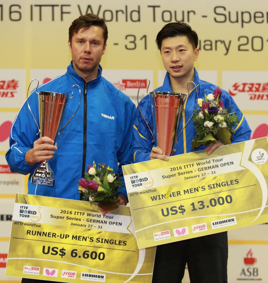 Ma Long triomphe à l'Open d'Allemagne
