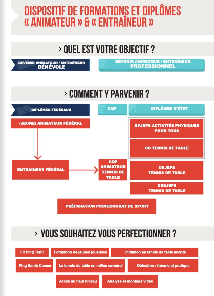 Comment devenir entraineur de tennis de table
