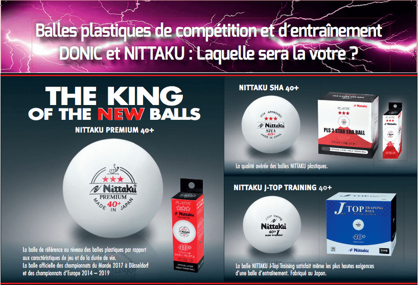 Balles plastiques DONIC et NITTAKU, laquelle sera la vôtre ?