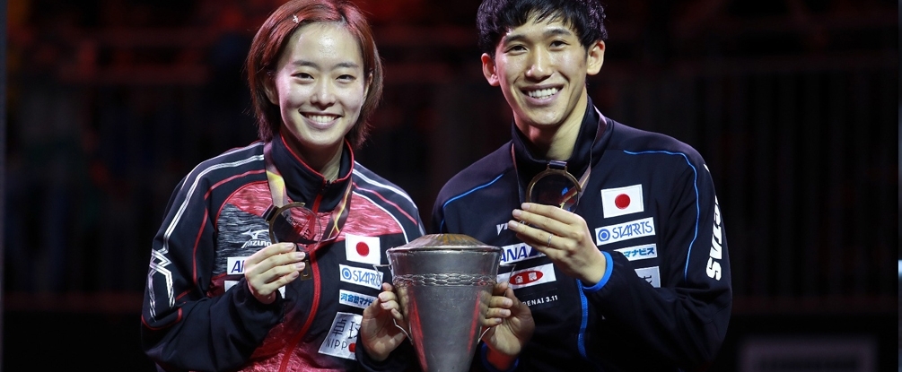 Maharu Yoshimura et Kasumi Ishikawa| ITTF
