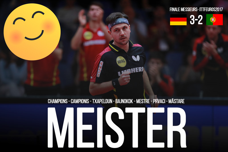 Les allemands sacrés champions d'Europe par équipes | ITTF