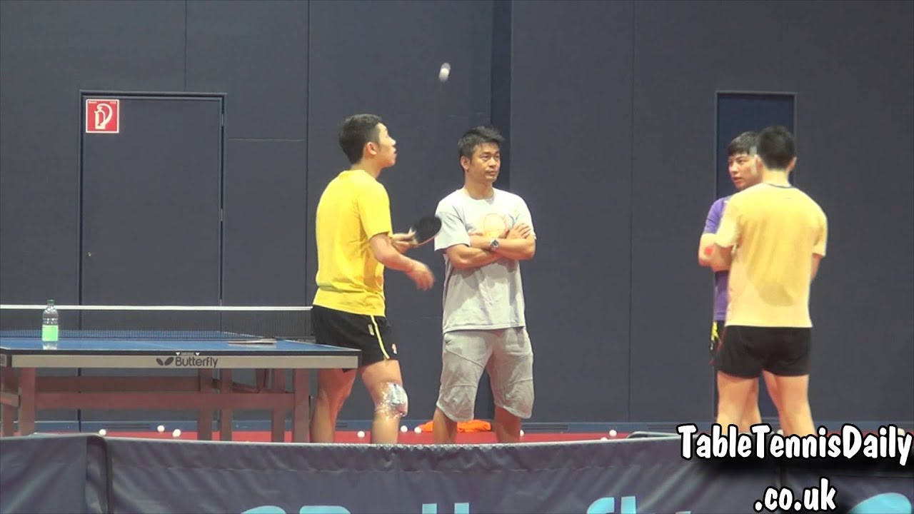 Compétences étonnantes - Ma Long & Xu Xin Catch Ball on Bat! - Ping ...