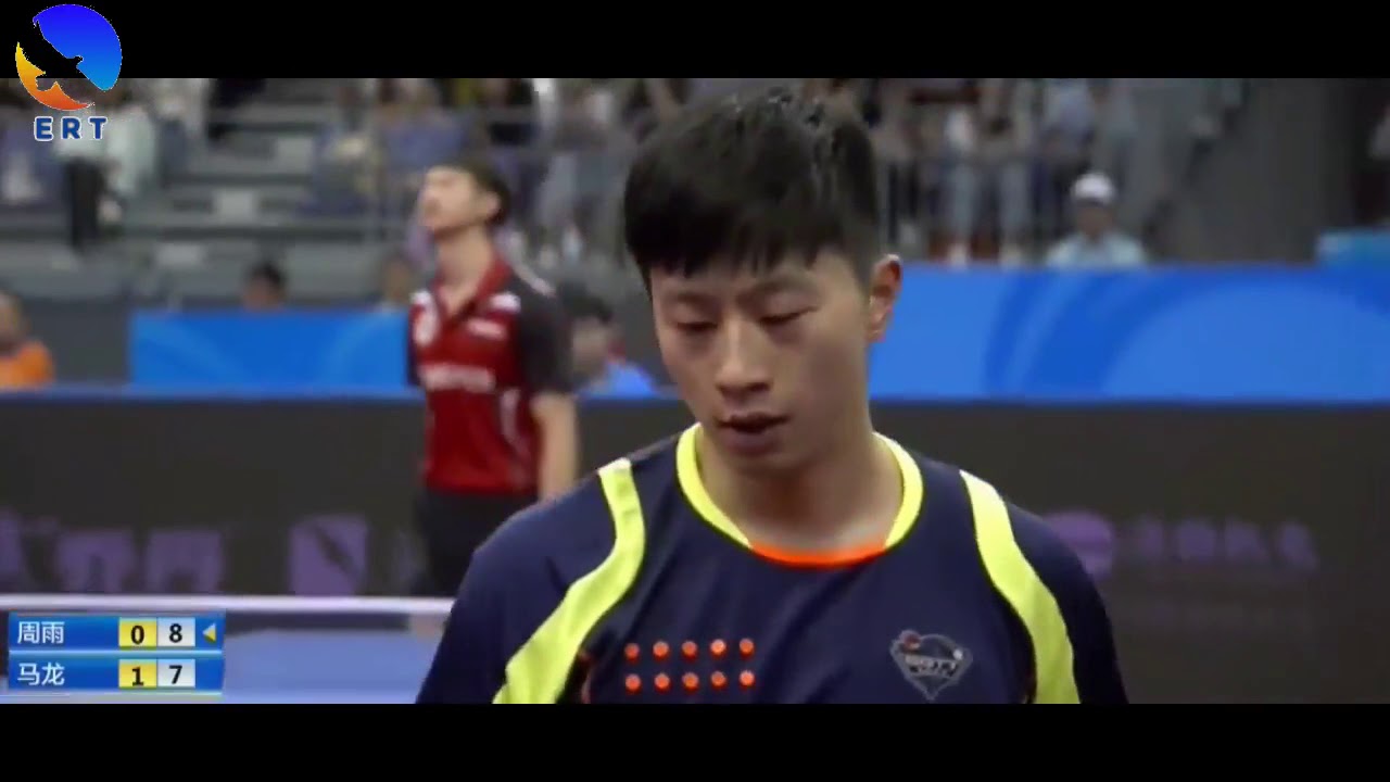 Kin Pong Yu Ma Long (Pékin) vs Zhou Yu (People Army) (Chinese National Games 2017 ...