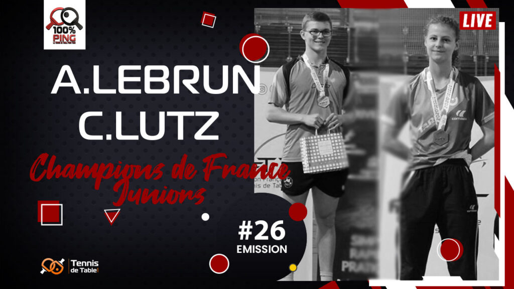 Alexis LEBRUN et Camille Lutz | Montage photos FFTT
