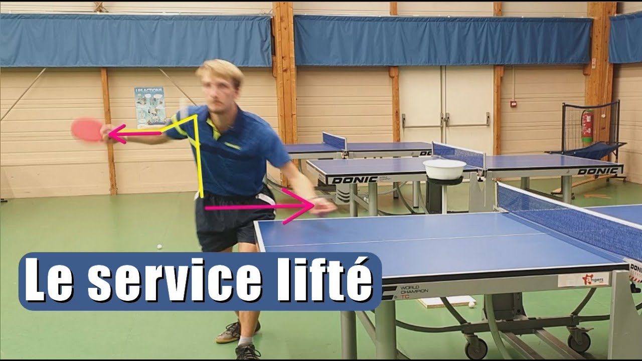 LE SERVICE LIFTÉ AU TENNIS DE TABLE - Ping Pong et Tennis de Table