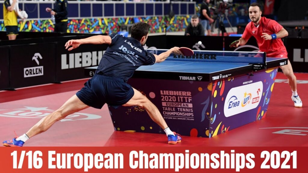 simon gauzy vs lubomir jancarik | 1/16 european championships 2021