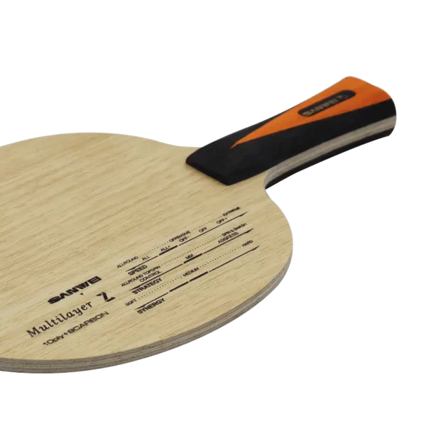 bois tennis de table 10 plis + 9 carbon multilayer z sanwei