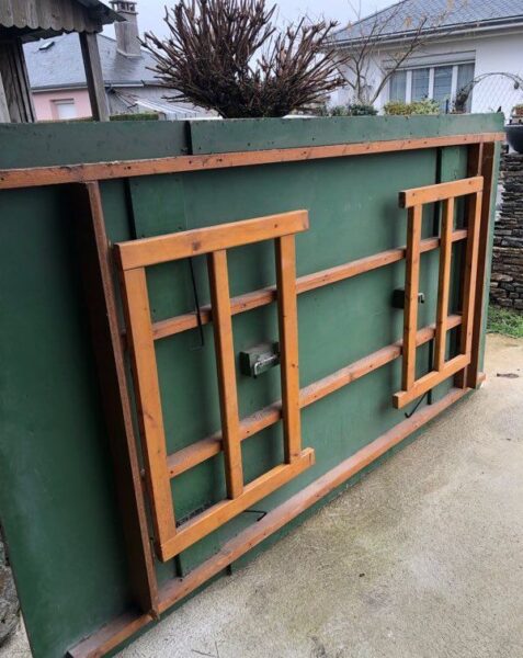 fabrication table ping pong artisanale