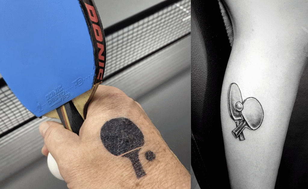 tatouage ping pong